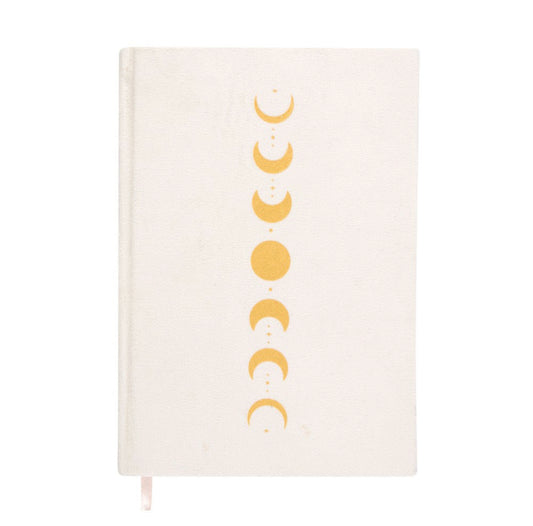 Moon Phase A5 Velvet Notebook