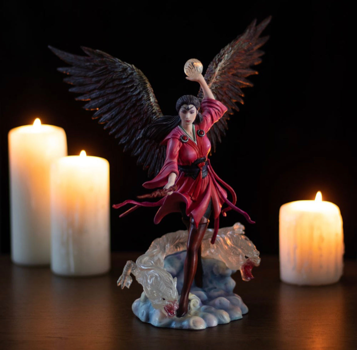 Air Elemental Sorceress Figurine By Anne Stokes