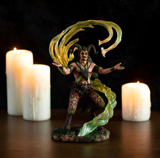 Earth Elemental Wizard Figurine By Anne Stokes