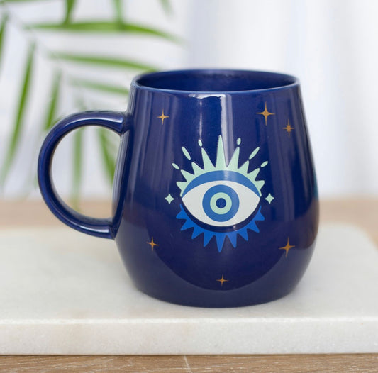 All Seeing Eye Rounded Colour Changing Mug