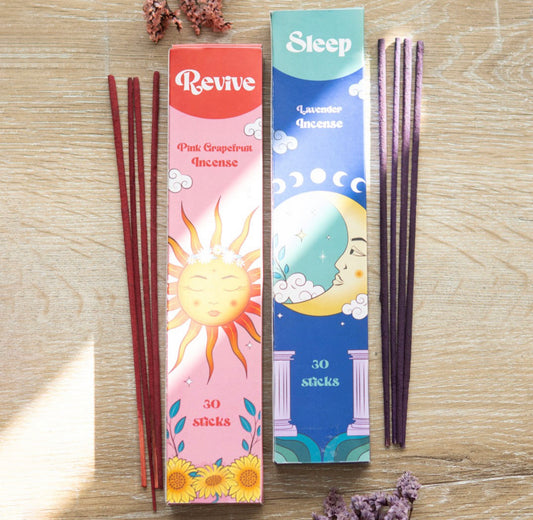 Set Of 2 Sleep & Revive Incense Stick Sets