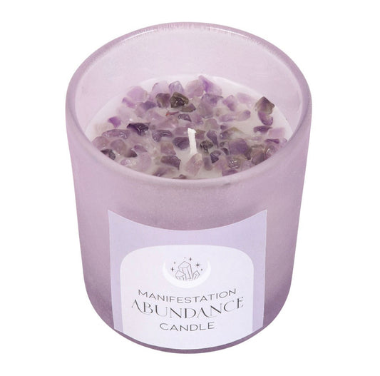 Abundance French Lavender Wild Crystal Chip Candle