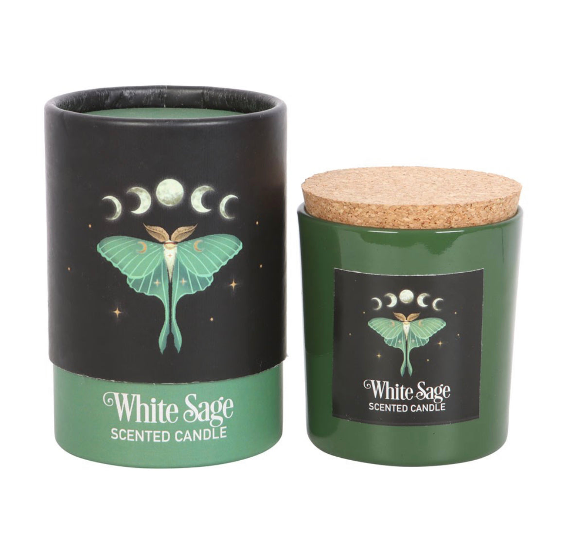 Lunar Moth White Sage Candle