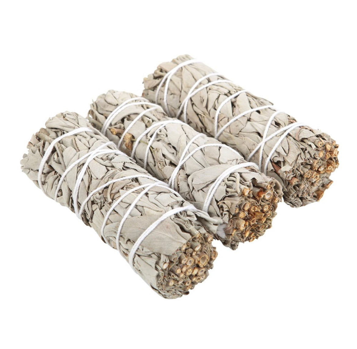 Set Of 3 White Sage Smudge Wands